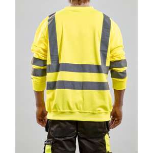 BLAKLADER - 334119743300XS Sweat-shirt haute visibilité Jaune-EAN 7330509313299 HI-VIS WORKWEAR - Product Image 4