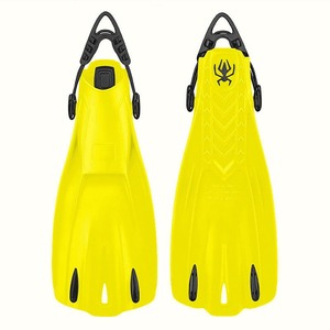 زعانف سباحة للبالغين من السيليكون الممتاز TRP+PP، مفتوحة الكعب، قابلة للتعديل، للغوص الحر والغطس والغوص الطويل - Product Image 4