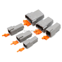 Connecteur Deutch série DTM 2/3/4/6/8/12 broches IP68 étanche mâle contact cuivre nylon connecteur de fil électrique automobile kit de prise