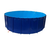 Grand aquarium d'intérieur pliable en bâche PVC, bassin à koïs portable, bassin à poissons pliable pour extérieur, aquarium mobile pour jardin