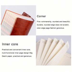 Wholesale High Quality Business Style Plastic Material Silk Screen Printed Rainbow Diary Notebook Cheap Lined Paper B5 <b>Note</b> <b>Book</b> - Product Image 4