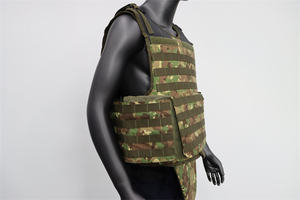 Molle System Tactical Gear Noir Sécurité Corps Protection Plaque Transporteur Tir Randonnée Gilet Tactique - Product Image 2