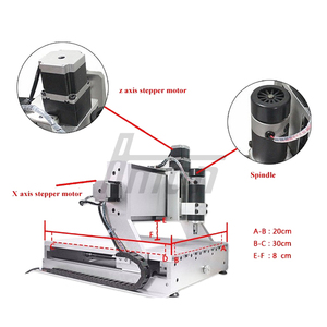 Am 3020 500W Mini Cnc <b>Engraving</b> <b>Machine</b> 4 Axis Wood Router 430x300mm Water Cool Motor Mach3 Control System - Product Image 6