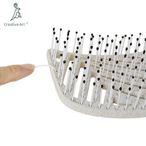 Cepillos de pelo personalizados al por mayor para mujer, <span class=keywords><strong>cepillo</strong></span> de pelo húmedo y seco de plástico de nailon, peine de pelo OEM y ODM - Product Image 3