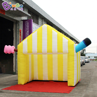 Kiosque gonflable portable, tente de concession alimentaire gonflable personnalisée, stand publicitaire gonflable pour crème glacée pour le carnaval