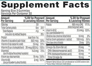 ความอุดมสมบูรณ์ของหมี25สารอาหารสำหรับการตั้งครรภ์และการตั้งครรภ์ด้วยกรดโฟลิก400ug โคลีน - Product Image 2