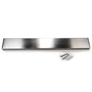 Rak pisau magnetis Stainless Steel, rak pisau magnetis Stainless Steel dengan penahan, blok & tas gulung, tipe produk - Product Image 2