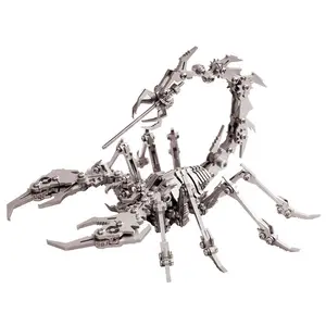 3D modello in metallo animali assemblaggio meccanico in acciaio inossidabile difficile fatto a mano Puzzle fai da te giocattoli regalo per adulti