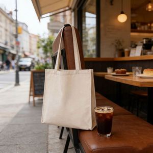 Reusable Thick <b>Large</b> Capacity Shoulder for Daily Heavy Duty Canvas Tote <b>Bag</b> - Product Image 1