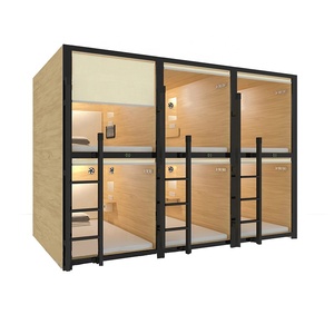 JZD: Самые практичные и красивые капсульные кровати-модули, кровати-лофт, двухъярусные кровати для взрослых полноразмерного размера, OEM - Product Image 5