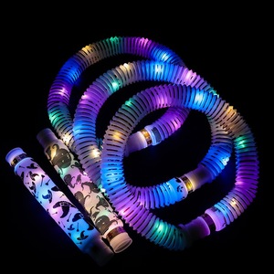 Tube Pop lumineux de 20cm, jouets pour enfants, jouets scintillants pour Halloween, fête de noël, bâtons lumineux, jouets extensibles de retour - Product Image 3