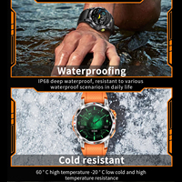 SENBONO NX18PRO AMOLED HD Großbildschirm GPS-Kompass Outdoor-Sportuhr Schlaftracker IP68 Wasserdicht Fitcloudpro 5-10