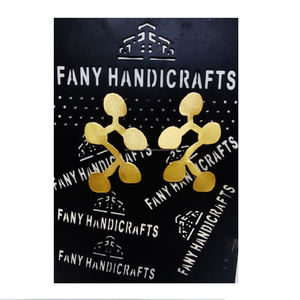 2024 chinois hiver plage fête boucles d'oreilles rondes boucles d'oreilles de noël ruban américain robe motif boucles d'oreilles balancent bijoux perlés - Product Image 3