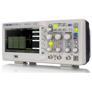 ออสซิลโลสโคปดิจิตอล Siglent SDS1102DL+ 100MHz 2+EXT ช่องสัญญาณ 1GSa/s 8-bit 32Kpts - Product Image 1