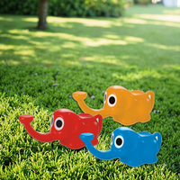 Arrosoir en plastique de 1L de forme éléphant, prix d'usine Haixing, arrosoir de jardin