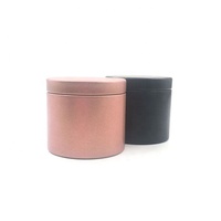 Emballage de thé Articles OEM Type de boîte Forme circulaire Logo personnalisé Boîte en métal en étain