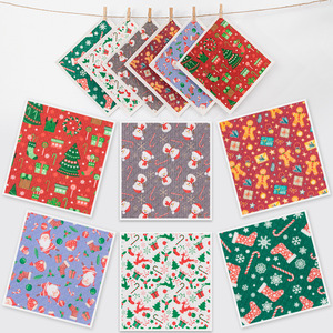 Chiffon de cuisine imprimé Noël 18x20cm, absorbant l'humidité, pour nettoyer les casseroles et les poêles - Product Image 2