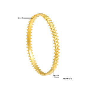 स्टेनलेस स्टील 18k गोल्ड ब्रैसलेट फैशन महिला गहने कारखाने थोक गहने - Product Image 6