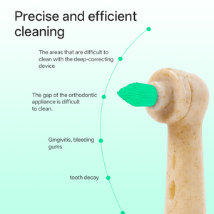 Emballage personnalisé professionnel B2B, tête de <span class=keywords><strong>brosse</strong></span> à dents électrique de remplacement en nylon souple pour soins orthodontiques, compatible avec les poignées de la série IO - Product Image 2