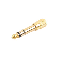Adaptateur de câble audio mâle-femelle 3,5 mm 6,35 mm, prise jack 6,5 mm, convertisseur stéréo AUX, amplificateur, neuf, en cuivre