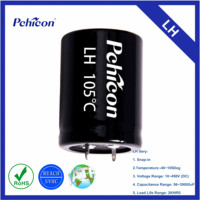 Condensateur liquide à encliquetage Pchicon Premium 63V8200uf pour onduleurs et machines à souder - Faible ESR, Haute ondulation, 105 ° C