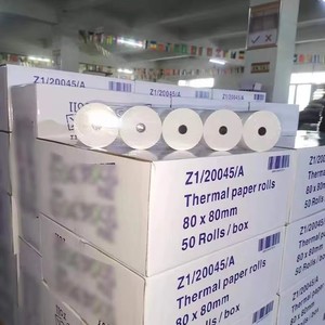 Rollos de Papel Térmico 80x80mm para Máquinas de Facturación POS y Terminales de Caja de <span class=keywords><strong>Supermercado</strong></span> - Product Image 1