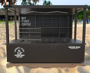 Kiosco de Exhibición Personalizado Onuode con Iluminación LED para Cafés y Centros Comerciales, con MDF y Vidrio Templado, Diseño de Muebles Ecológicos - Product Image 5