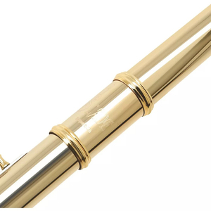 Flauta de ouro com estojo de couro para Flauta Slaed de fábrica com 16 furos e teclas em tom C de cobre branco - Product Image 5
