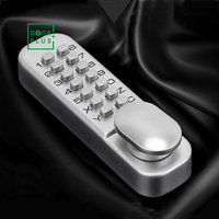 Serrure de porte mécanique à code Doorplus, alliage de zinc, aluminium, serrure mécanique sans clé à combinaison