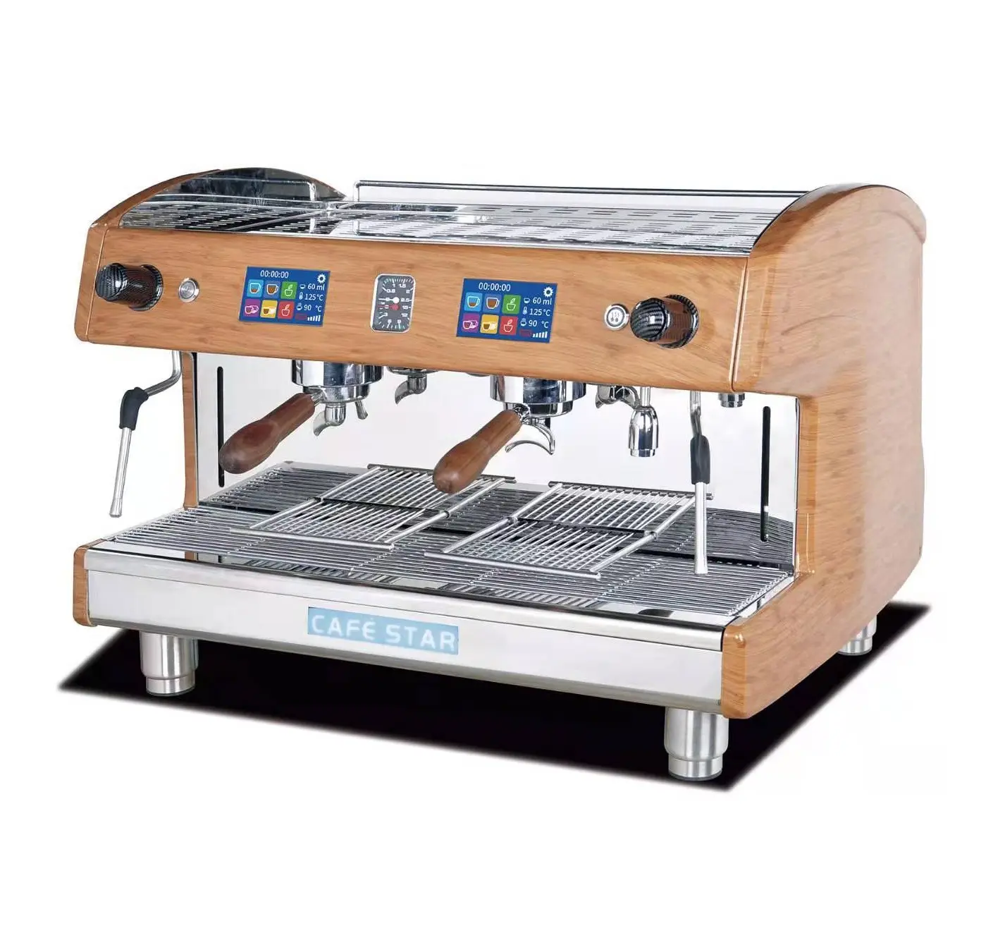 Espresso Italian Maker Personalized With Price Wholesale Style Stainless Steel Electric Semiautomatic Coffee Machine K302T