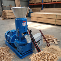 Moulin à granulés de biomasse à rouleaux mobiles efficace pour la sciure de bois et les granulés de bois