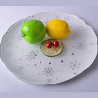 Assiettes de présentation en verre violet écologiques modernes en gros avec logo personnalisé – Sous-assiettes de luxe pour fêtes