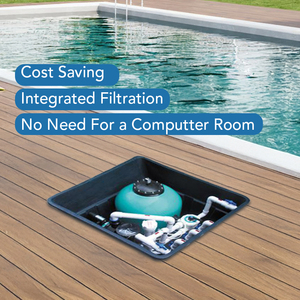 Hệ thống lọc cát ngầm tích hợp đa chức năng với máy bơm cho bể bơi phù hợp với Lọc Hồ Bơi - Product Image 5