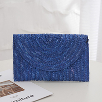Vente en gros de sacs à main pour femmes mode estivale personnalisée sacs à main naturels en paille de blé style dame