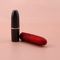 Offre Spéciale bricolage personnalisé mat rouge en forme de balle conteneur de baume à lèvres marque privée vide rouge à lèvres Tubes emballage cosmétiques en plastique