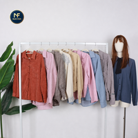 Vêtements d'occasion, qualité mixte AB, chemises d'hiver pour hommes et femmes, commande minimum de 100 kilogrammes