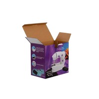 Boîte en carton ondulé personnalisée, boîte d'emballage à insertion unique, boîte en papier écologique personnalisée en gros