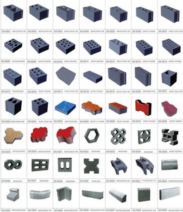 Moule à blocs de béton Xingxin, moules à blocs creux en ciment compatibles avec la palettisation automatique, moules pour la fabrication de blocs muraux avec rétention de la couleur - Product Image 5
