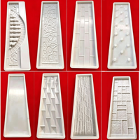 Moule pour panneau mural en béton, moule en plastique pour béton préfabriqué, moule pour clôture, moule pour bordure de clôture, moule pour plaque de clôture