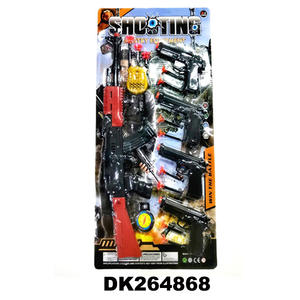 DC moins cher <span class=keywords><strong>pistolet</strong></span> à balles molles <span class=keywords><strong>pistolet</strong></span> à aiguilles <span class=keywords><strong>Police</strong></span> ensemble garçon jouets Blister carte Pack mitrailleuses - Product Image 3