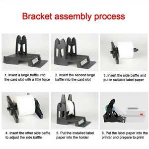 Hot Sale Thermo etiketten halter Papier Versand etiketten druckerst änder für Thermo drucker auf Lager - Product Image 3