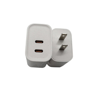 Chargeur universel PD25W personnalisé avec logo OEM, type-C, charge rapide, adaptateur de voyage portable, prise murale américaine pour iPhone 16/15/14