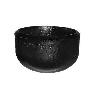 Carbon steel pipe cap sch80 black painting pipe end cap price list