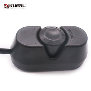 Sintonizador con control de volumen remoto con cable KUERL para amplificador de coche, montaje en el tablero, fácil instalación, material de PVC - Product Image 1
