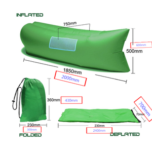 Canapé gonflable PVC personnalisé au design unique, équipement de voyage gonflable sur mesure pour le camping et les loisirs en plein air - Product Image 1
