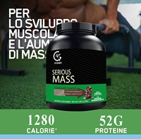 OEM Serious Mass Gainer Protéine en Poudre Vitamine C Zinc et Vitamine D pour un Soutien Immunitaire Saveur Vanille de 5 Livres