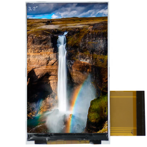 Video module flexible transparent lcd display 3.2 inch TFT LCD with white LED backlight