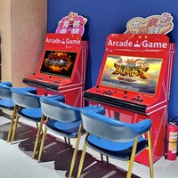 Borne d'arcade rétro classique de 32 pouces, personnalisée, à monnayeur, jeu Street Fighter pour usage domestique et commercial