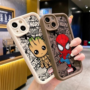 Cover Protettiva Completa in TPU Morbido Anti-caduta Antiurto con Design Cartone Animato Supereroe Spider-Man per iPhone 17 16 15 14 13 Pro Max - Product Image 3