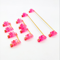 Tecsee Transparent Keyboard Stabilizers Plated Wire Keycap Stabilizers DIY Mechanical PCB Stabilizers